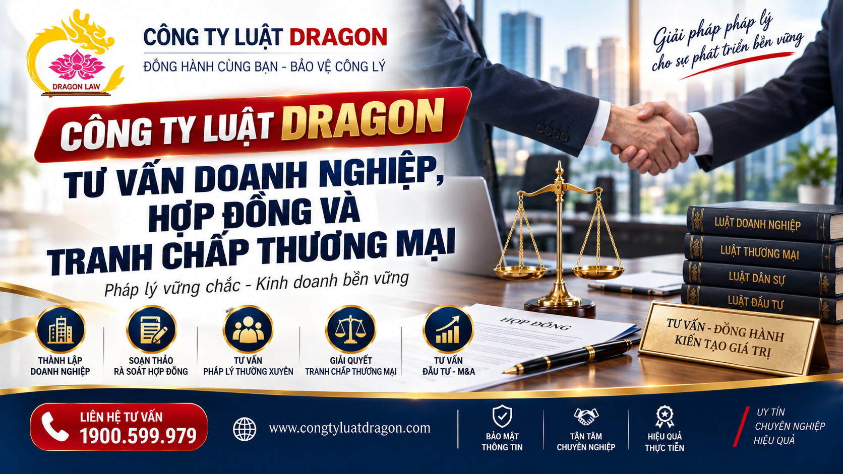 Công ty luật tư vấn doanh nghiệp, hợp đồng và tranh chấp thương mại